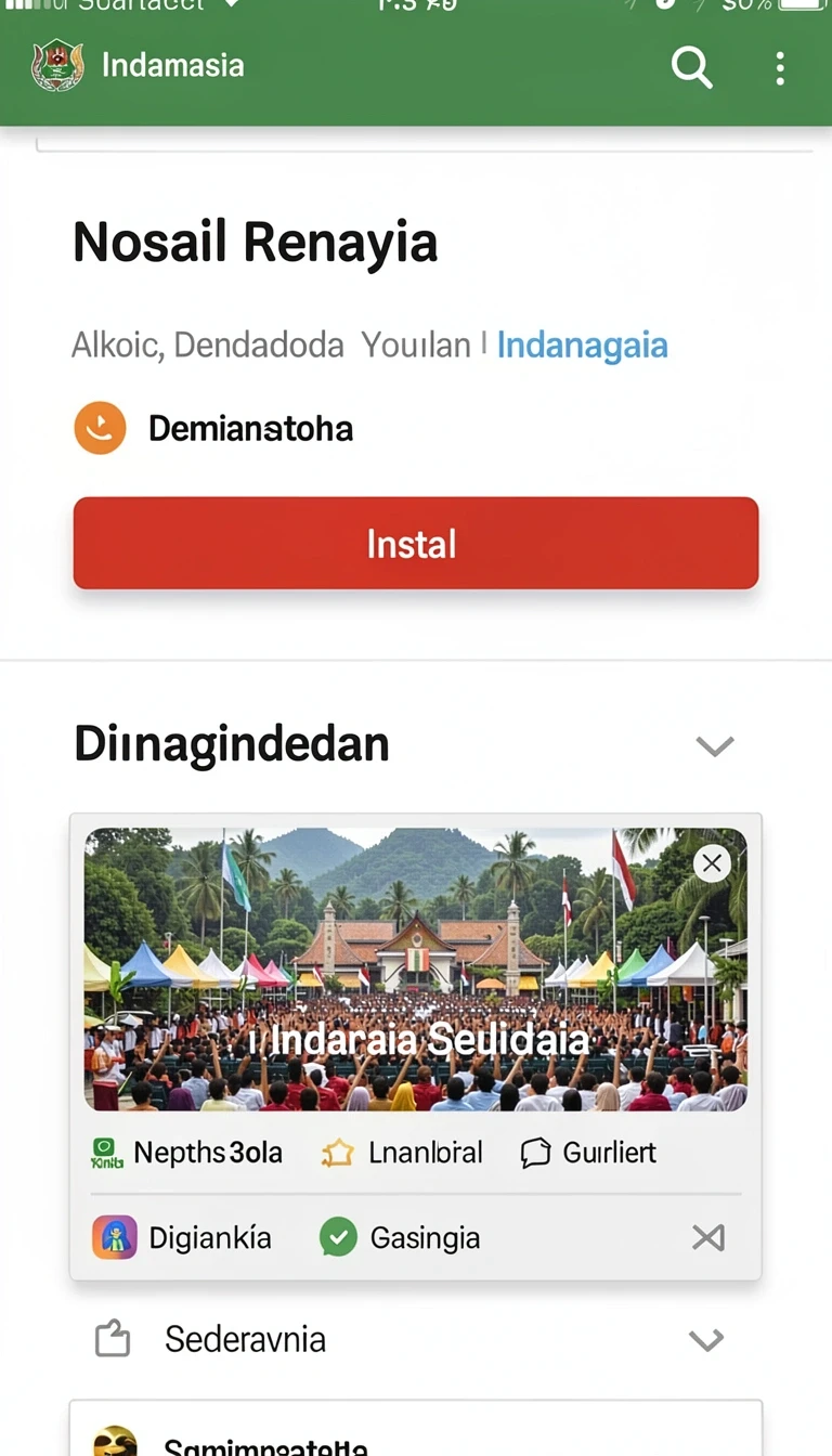 Tampilan Cara Download dan Instal mahjong222 di Android
